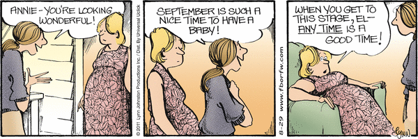 Pregnany comic strip