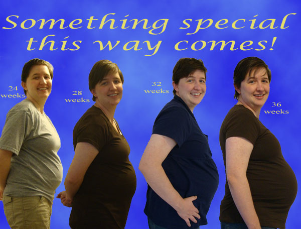 Collage of pregnancy pictures