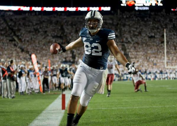 BYU scoring touchdown