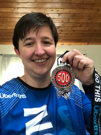 Me with my 2nd 500 club medal
