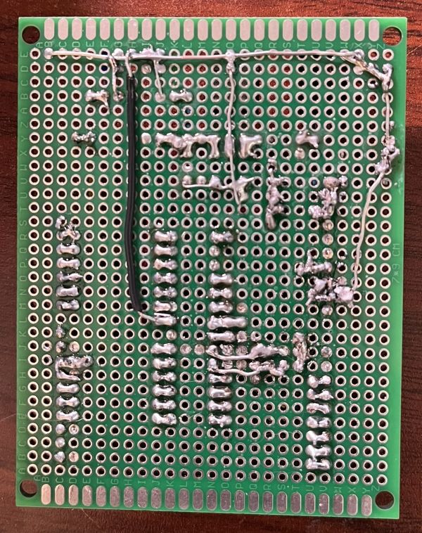 The back of my board