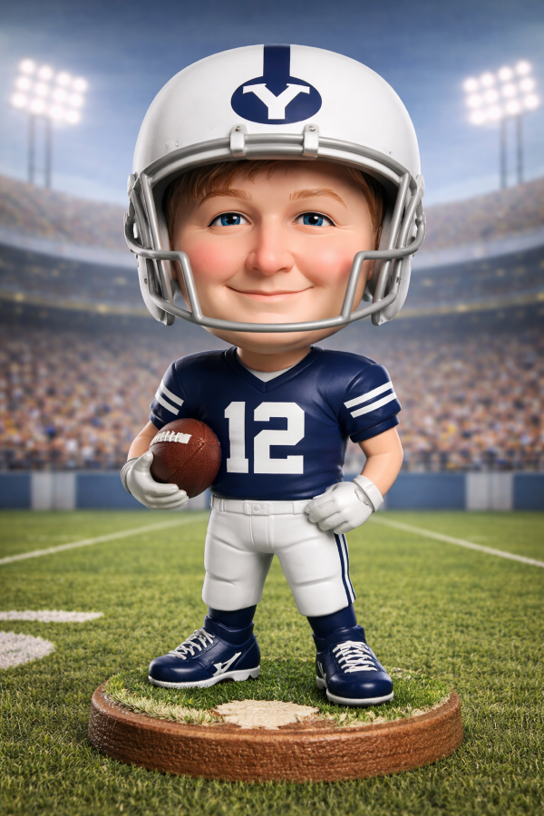 Me as a BYU football bobblehead.